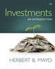 Book cover of: Investments. By: Herbert B. Mayo