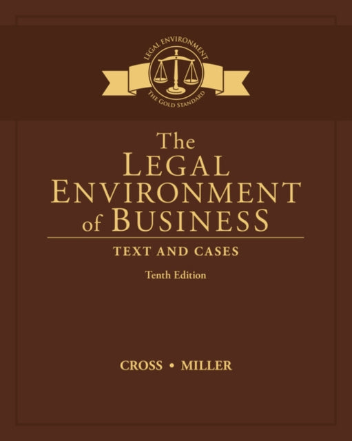 Book cover of: Legal Environment of Business. By: Cross, Frank B.