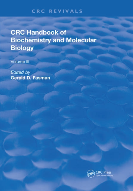 Book cover of: Handbook of Biochemistry. By: Gerald D. Fasman