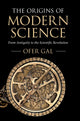 Book cover of: Origins of Modern Science. By: Ofer Gal