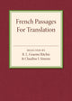Book cover of: French Passages for Translation. By: R. L. Graeme Ritchie