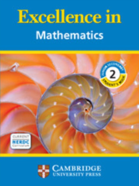Book cover of: Excellence in Mathematics Junior  Secondary 2 Student's Book