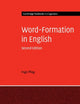 Book cover of: Word-Formation in English. By: Ingo Plag