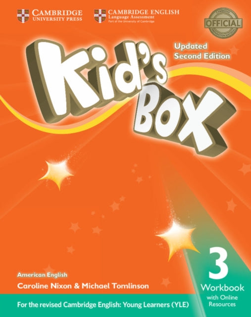 Book cover of: Kid's Box Level 3 Workbook with Online Resources American English. By: Caroline Nixon