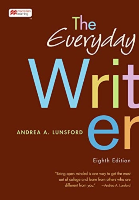 Book cover of: Everyday Writer. By: Andrea A. Lunsford