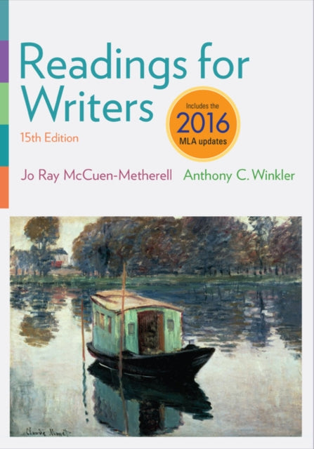 Book cover of: Readings for Writers, 2016 MLA Update. By: Anthony C. Winkler