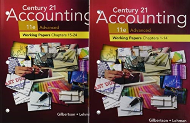 Book cover of: Print Student Working Papers (Chapters 1-24) for Century 21 Accounting:  Advanced, 11th