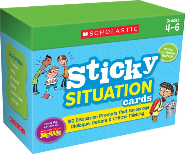 Book cover of: Scholastic News Sticky Situation Cards: Grades 4-6