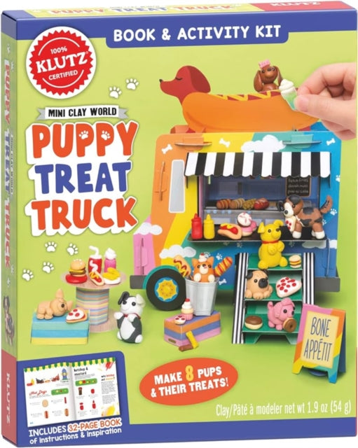 Mini Clay World Puppy Treat Truck 9781338826173 Editors of Klutz