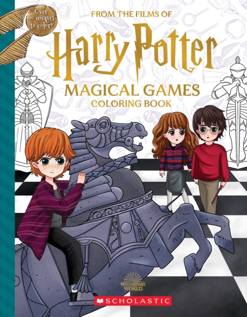 Book cover of: Magical Games Colouring Book. By: Jenna Ballard