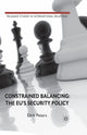 Book cover of: Constrained Balancing: The EU's Security Policy. By: D. Peters
