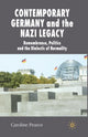 Book cover of: Contemporary Germany and the Nazi Legacy. By: C. Pearce