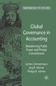 Book cover of: Global Governance in Accounting. By: J. Zimmermann