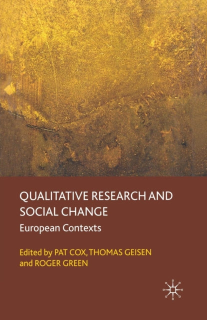 Book cover of: Qualitative Research and Social Change. By: P. Cox