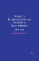 Book cover of: Disability, Representation and the Body in Irish Writing. By: Mark Mossman