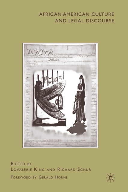Book cover of: African American Culture and Legal Discourse. By: R. Schur