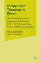 Book cover of: Independent Television in Britain. By: P. Bonner