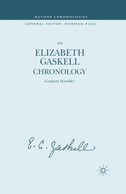 Book cover of: Elizabeth Gaskell Chronology. By: G. Handley