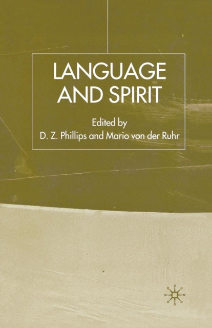 Book cover of: Language and Spirit. By: D. Phillips