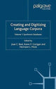 Book cover of: Creating and Digitizing Language Corpora. By: J. Beal