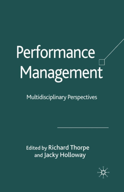 Book cover of: Performance Management. By: R. Thorpe