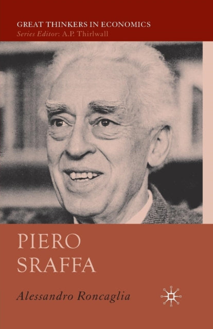 Book cover of: Piero Sraffa. By: A. Roncaglia