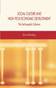 Book cover of: Social Culture and High-Tech Economic Development. By: F. Phillips