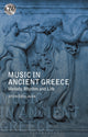 Book cover of: Music in Ancient Greece. By: Spencer A. Klavan