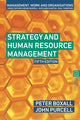 Book cover of: Strategy and Human Resource Management. By: Peter Boxall