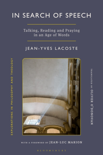 Book cover of: In Search of Speech. By: Jean-Yves Lacoste