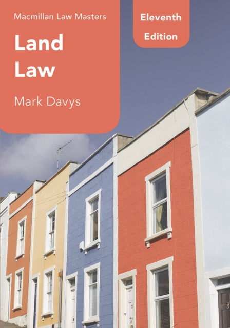 Book cover of: Land Law. By: Mark Davys
