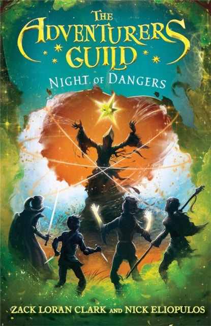 Book cover of: Adventurers Guild: Night of Dangers. By: Zack Loran Clark