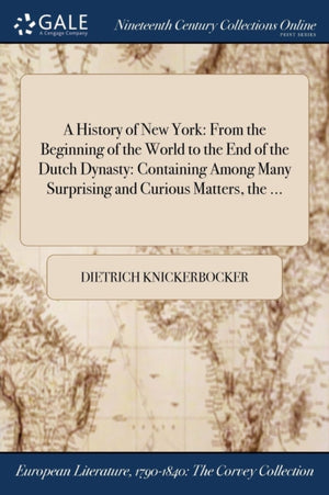 A History of New York