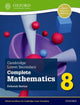 Book cover of: Cambridge Lower Secondary Complete Mathematics 8: Student Book (Second Edition). By: Deborah Barton