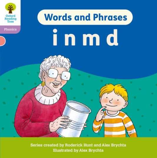 Book cover of: Oxford Reading Tree: Floppy's Phonics Decoding Practice: Oxford Level 1+: Words and Phrases: i n m d. By: Roderick Hunt