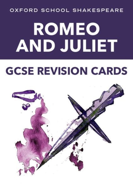 Book cover of: Oxford School Shakespeare GCSE Romeo & Juliet Revision Cards. By: Helen Backhouse