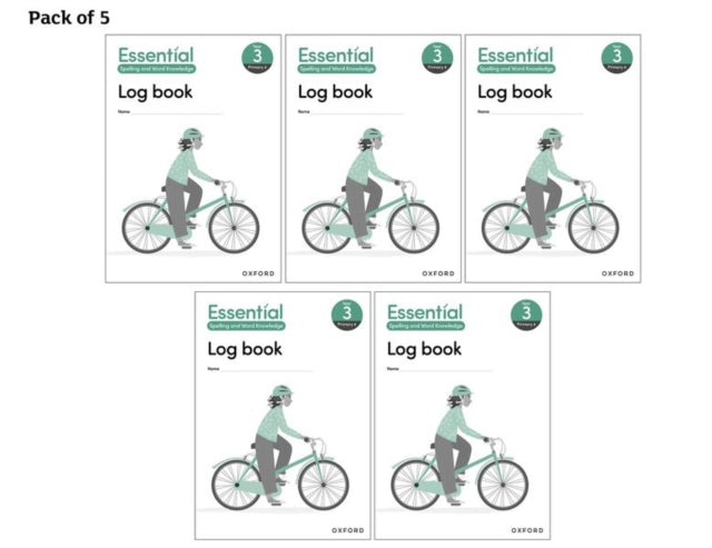 Book cover of: Essential Spelling and Word Knowledge: Year 3 Log Book Pack of 5. By: Claire Hewitt