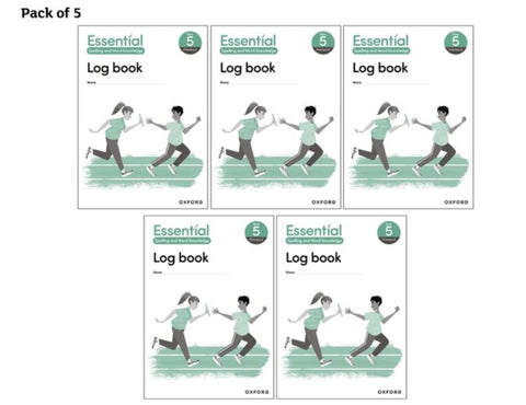 Essential Spelling and Word Knowledge: Year 5: Year 5 Log Book Pack of 5