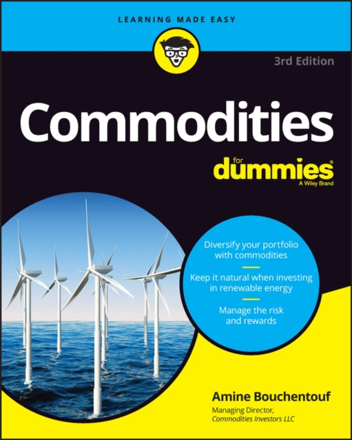 Book cover of: Commodities For Dummies. By: Amine Bouchentouf