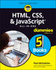 HTML, CSS, & JavaScript All-in-One For Dummies 9781394164684 Paul McFedries
