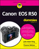 Book cover of: Canon EOS R50 For Dummies. By: Julie Adair King