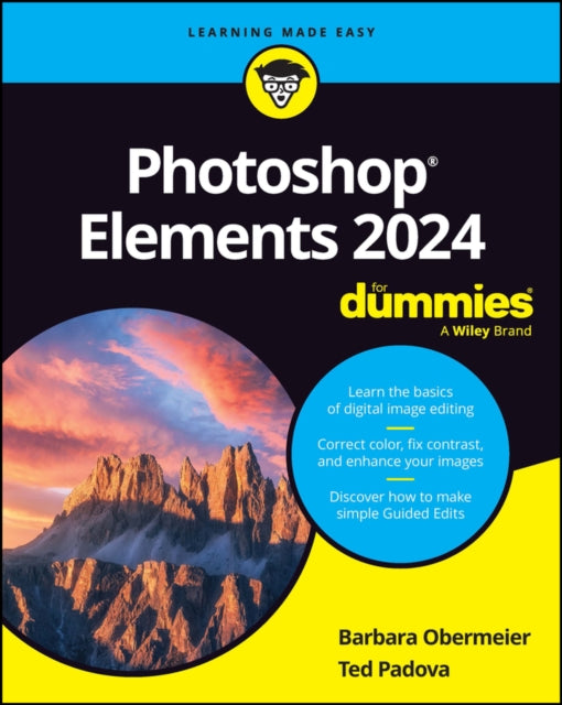Book cover of: Photoshop Elements 2024 For Dummies. By: Barbara Obermeier