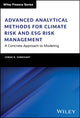Book cover of: Advanced Analytical Methods for Climate Risk and ESG Risk Management. By: Jorge R. Sobehart