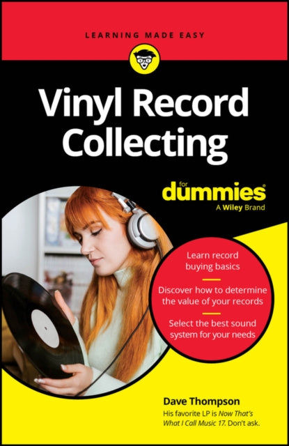 Book cover of: Vinyl Record Collecting For Dummies. By: Dave Thompson