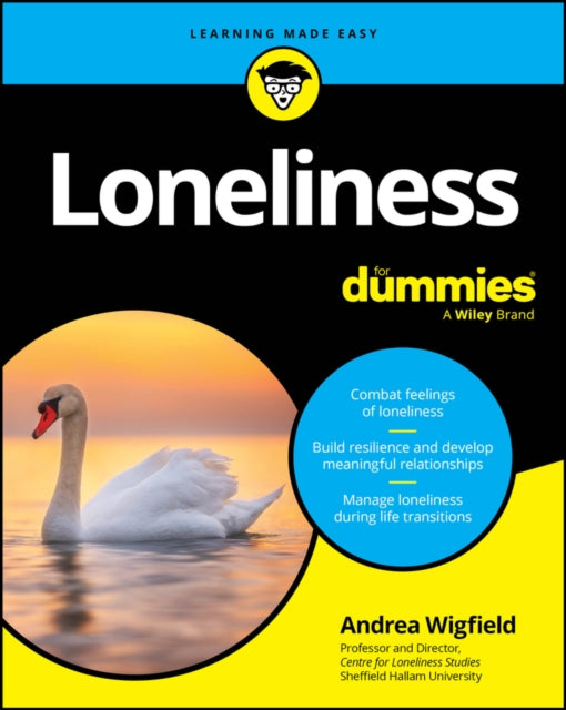 Book cover of: Loneliness For Dummies. By: Andrea Wigfield