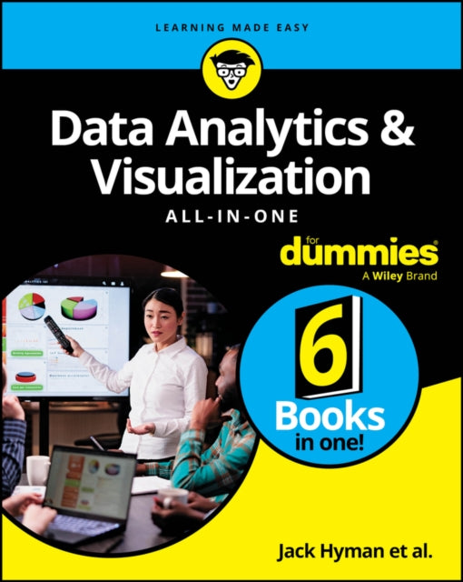 Book cover of: Data Analytics & Visualization All-in-One For Dummies. By: Jack A. Hyman