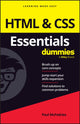 Book cover of: HTML & CSS Essentials For Dummies