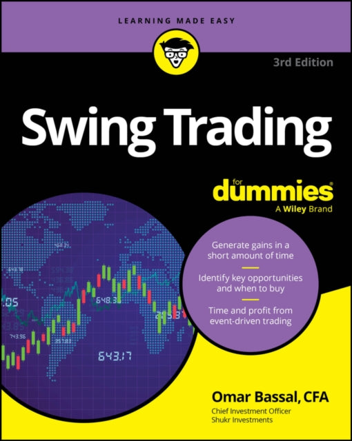 Book cover of: Swing Trading For Dummies. By: Omar Bassal