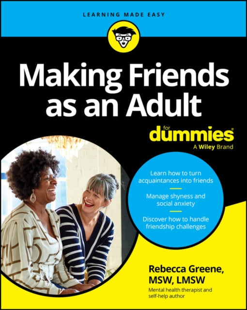 Book cover of: Making Friends as an Adult For Dummies. By: Rebecca Greene