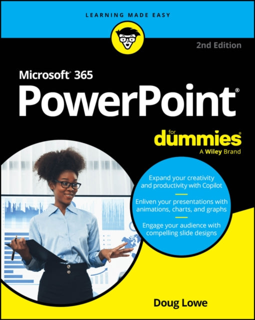 Book cover of: Microsoft 365 PowerPoint For Dummies. By: Doug Lowe